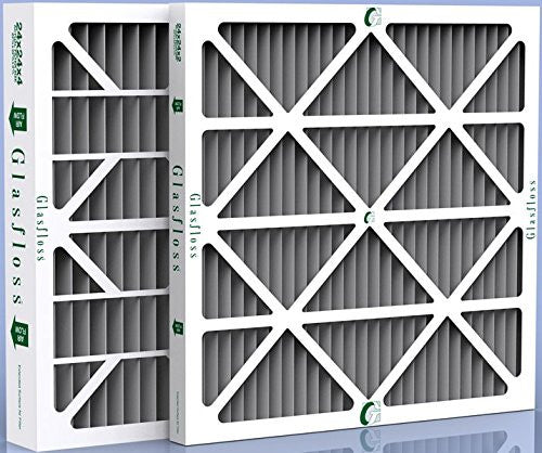 Santa Fe Advance 2 Dehumidifier Carbon Odor Control 14 x 17.5 x 2" Filters - 12 Pack - IAQ Living
